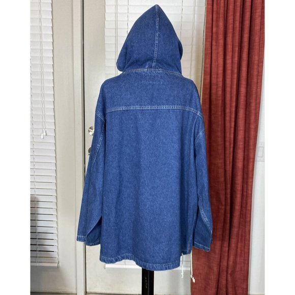 Code Zero Jean Pullover Jacket Made in Hong Kong Vintage Men's Size Large - Picture 2 of 9